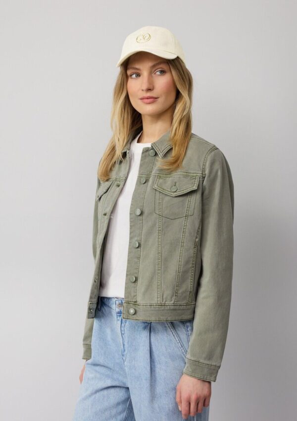 Melierte Kappe mit Schmuckdetail