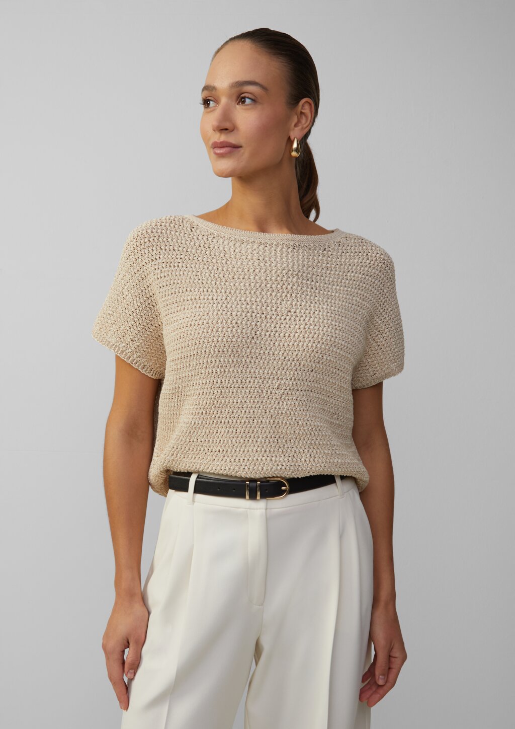 Ledergürtel mit Dornschließe