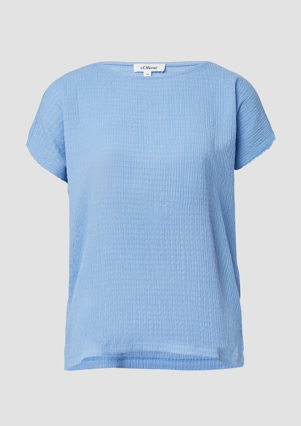 Strukturiertes T-Shirt im Relaxed Fit