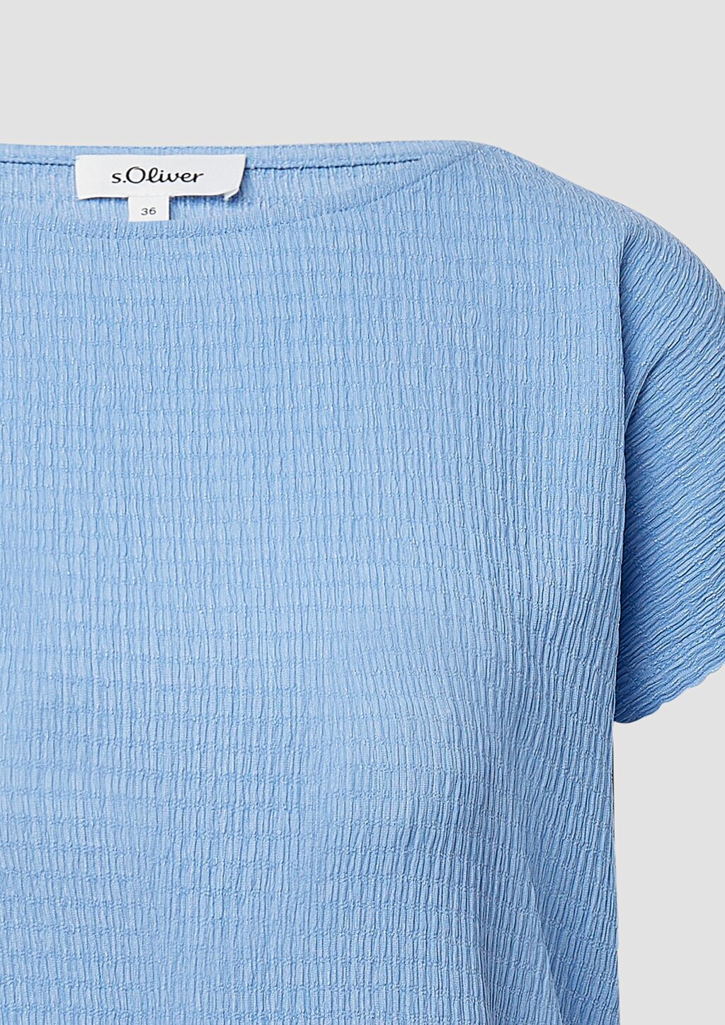 Strukturiertes T-Shirt im Relaxed Fit