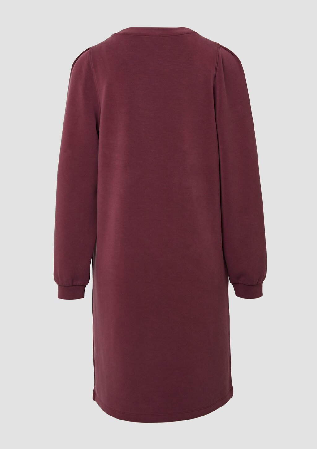 Scuba-Kleid mit Faltendetail am Arm