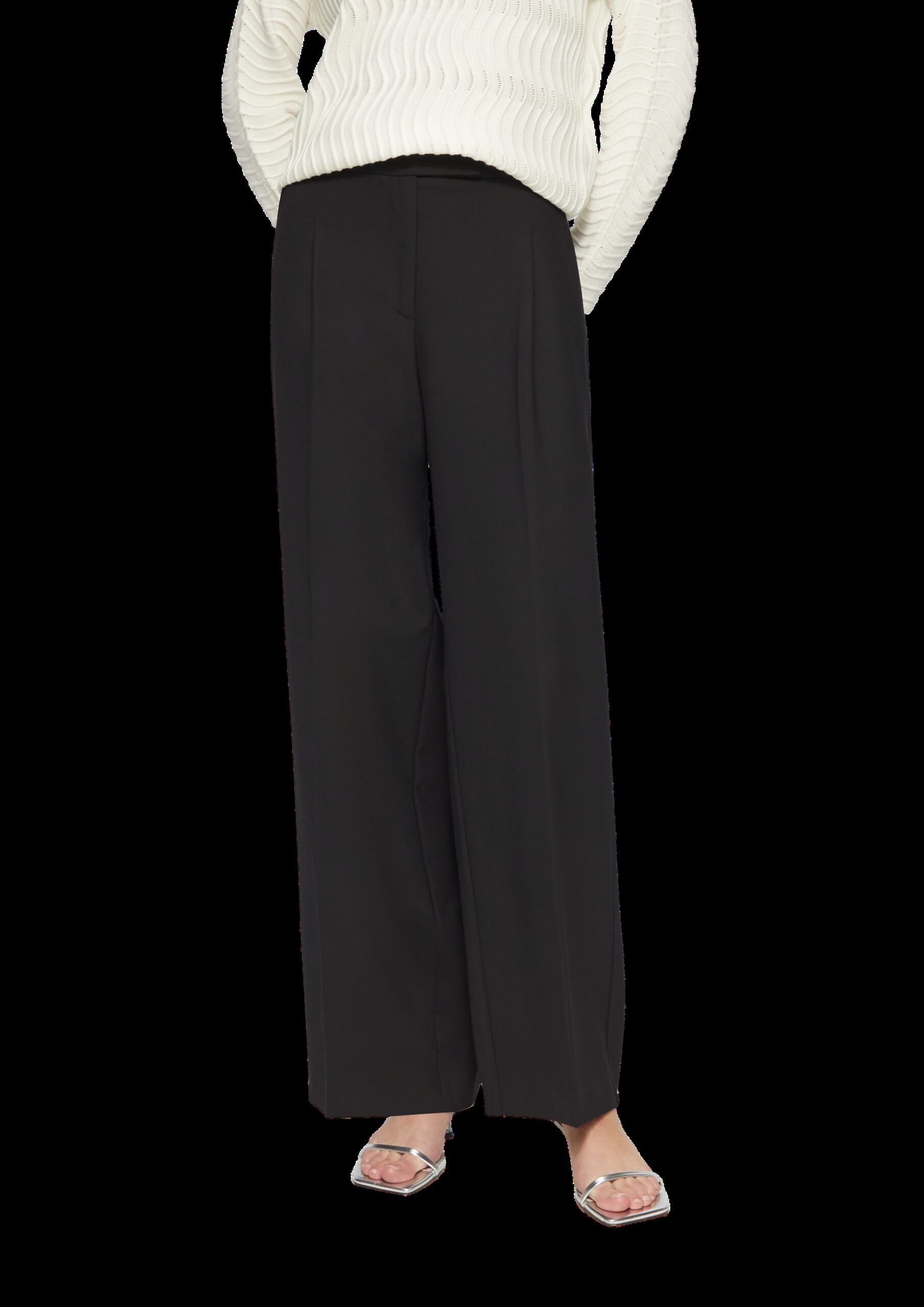 Hose aus Viskosemix mit Bundfalten