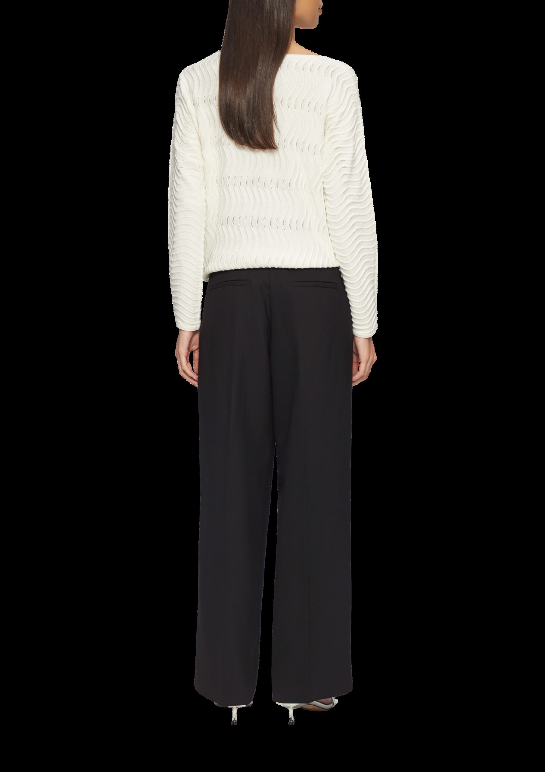 Hose aus Viskosemix mit Bundfalten