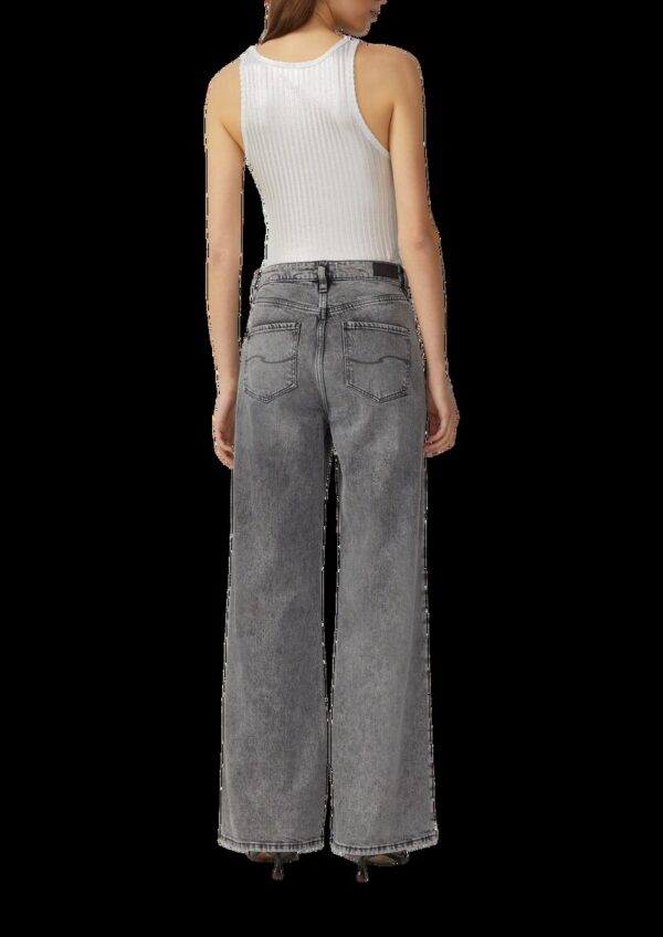 Transparentes Ripptop im Metallic-Look