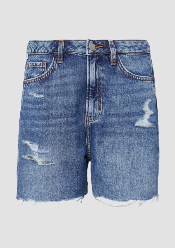 Jeans-Shorts Mom / Relaxed Fit / High Rise