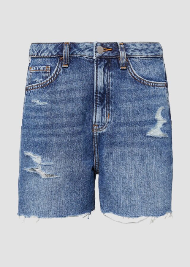 Jeans-Shorts Mom / Relaxed Fit / High Rise