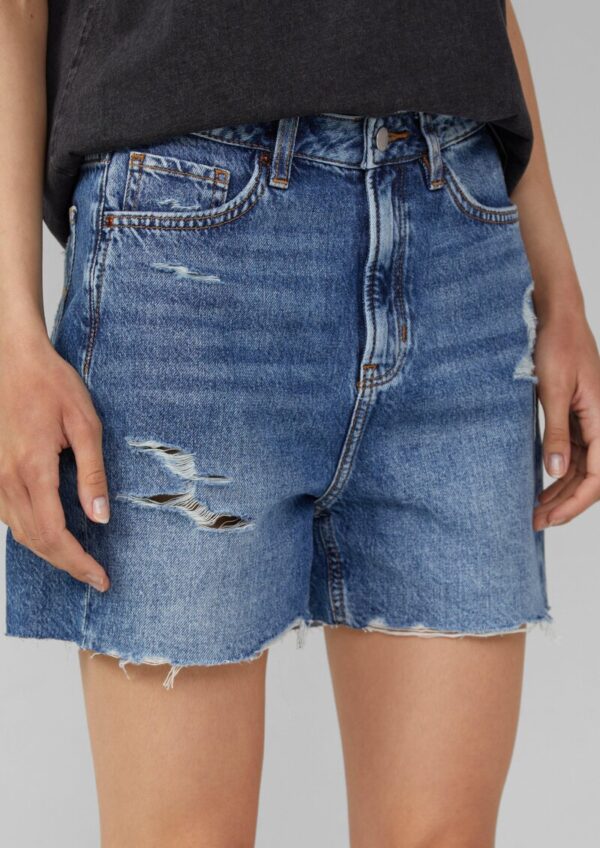 Jeans-Shorts Mom / Relaxed Fit / High Rise