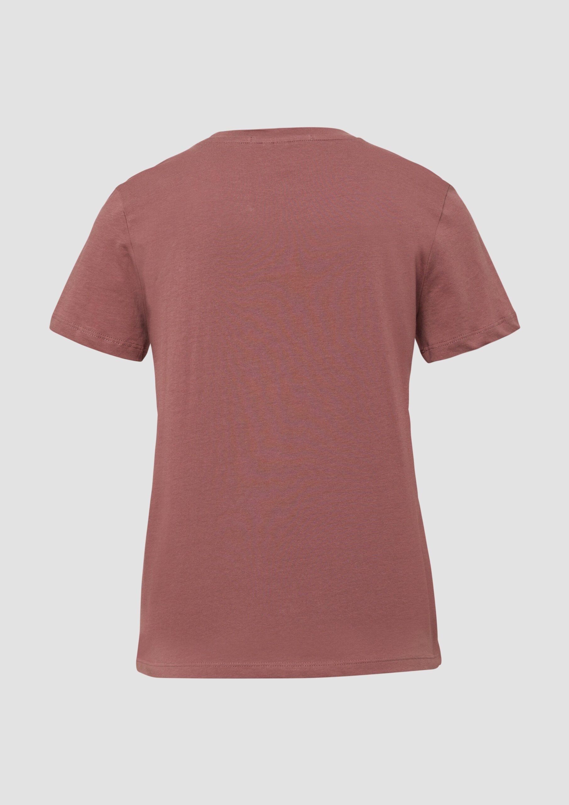 Baumwoll T-Shirt mit Frontprint