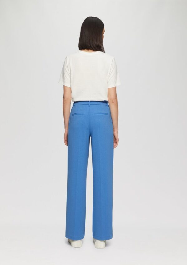 Wide-Leg-Hose aus Struktur-Jersey