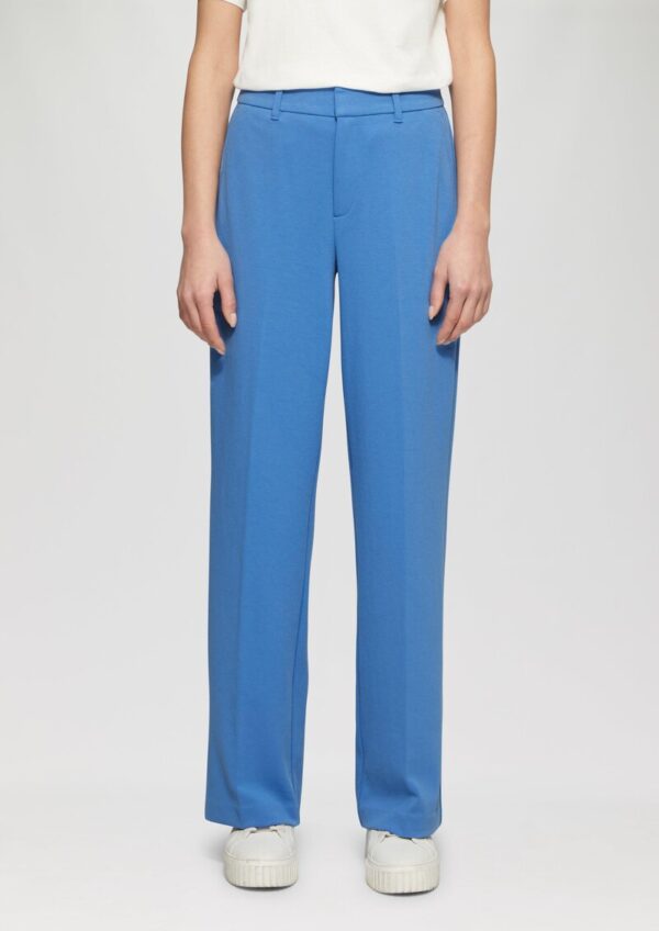 Wide-Leg-Hose aus Struktur-Jersey