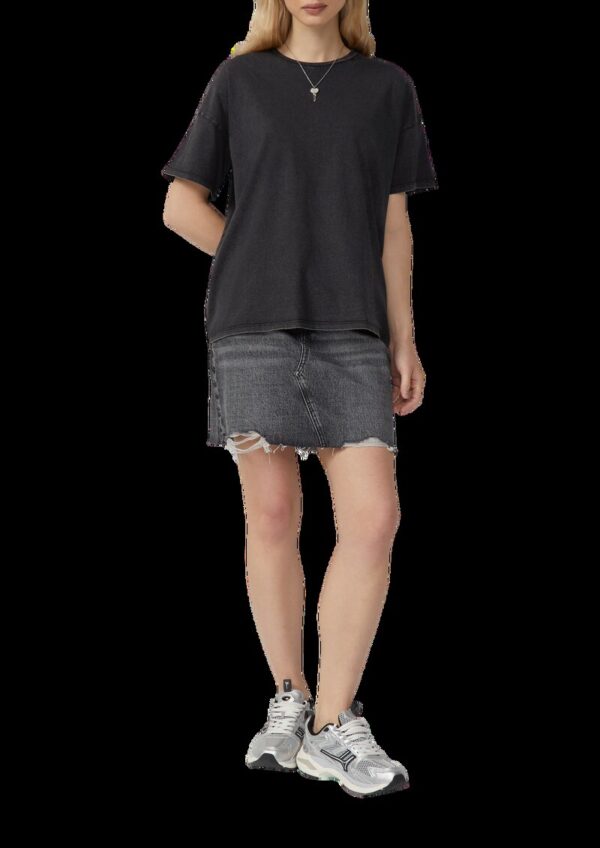 Gewaschenes T-Shirt mit Backprint