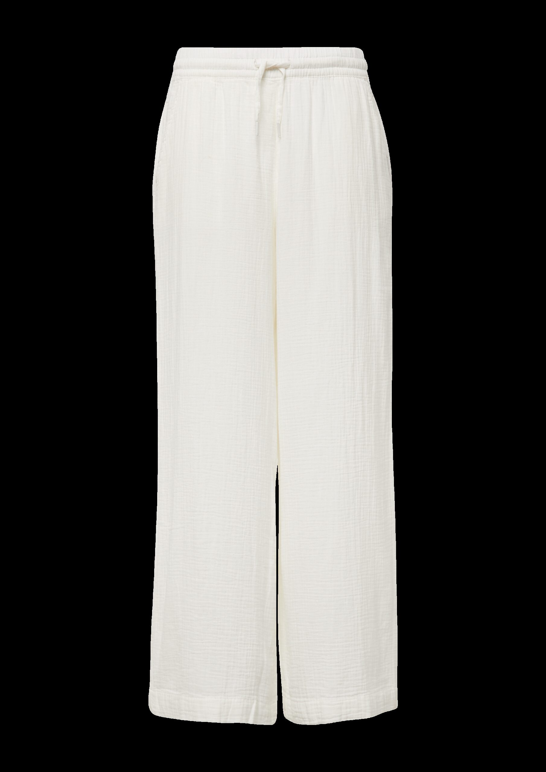 Musselin-Hose mit weitem Bein