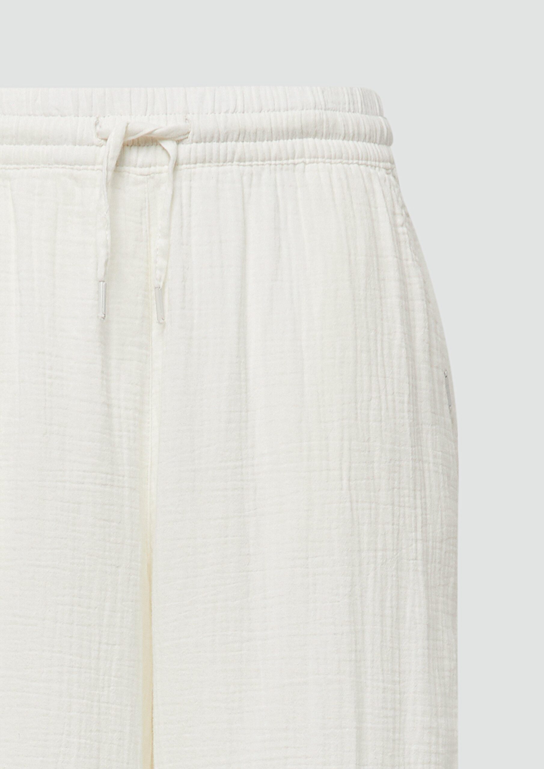 Musselin-Hose mit weitem Bein