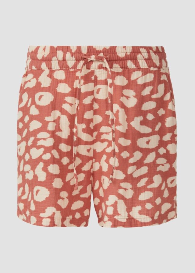 Shorts aus Musselin