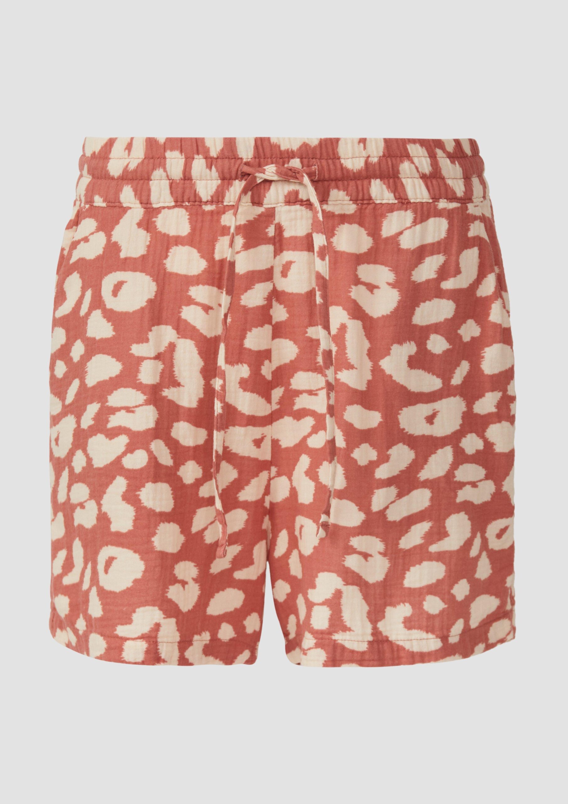 Shorts aus Musselin