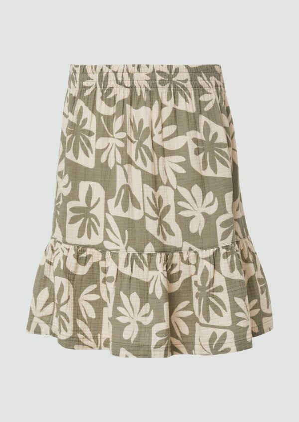 Musselin-Rock mit Volant