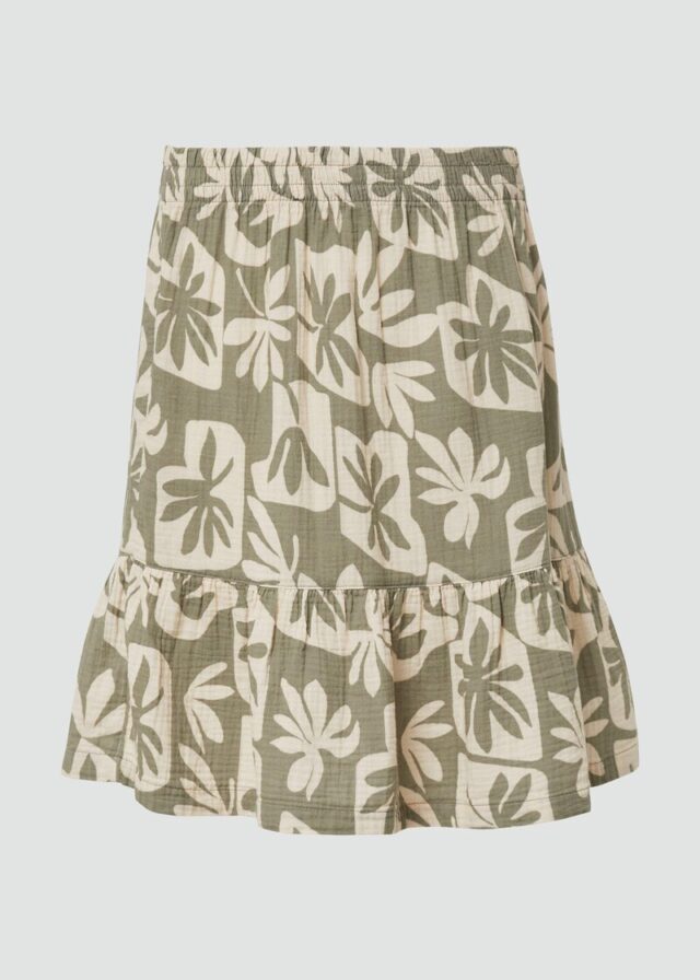 Musselin-Rock mit Volant