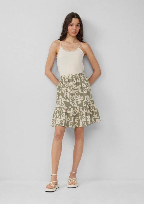 Musselin-Rock mit Volant