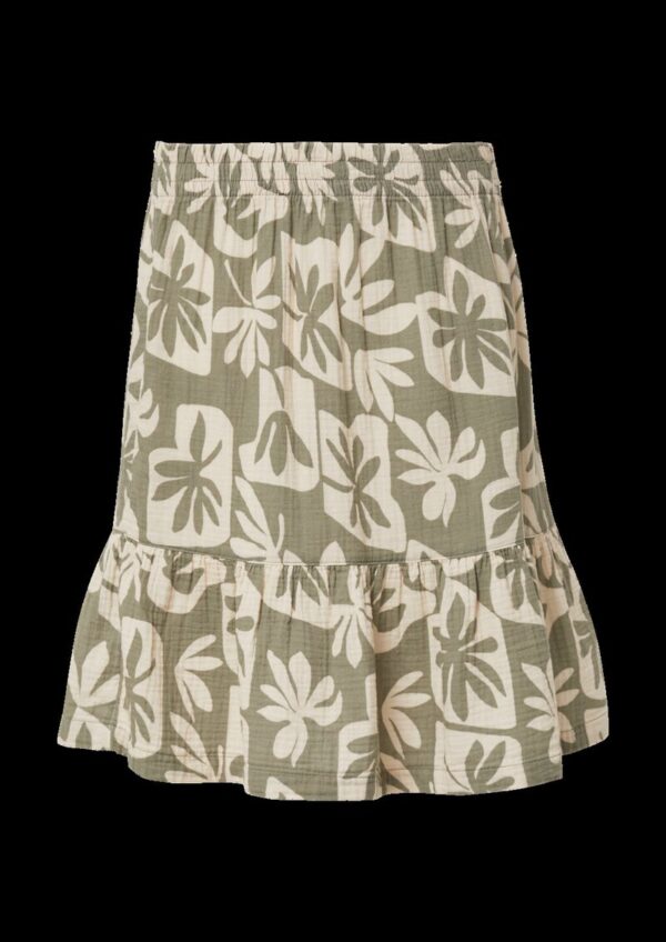 Musselin-Rock mit Volant