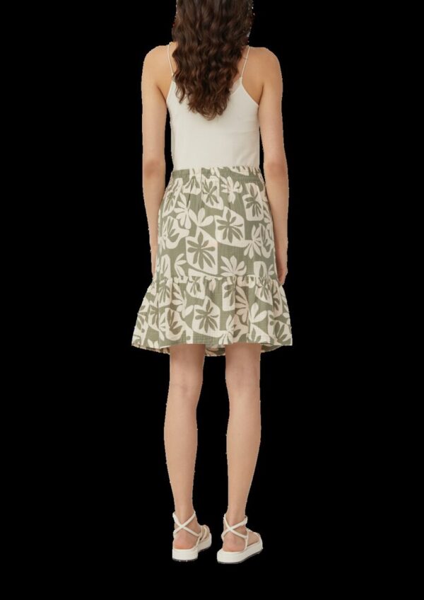 Musselin-Rock mit Volant