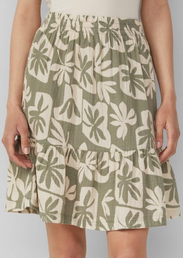 Musselin-Rock mit Volant