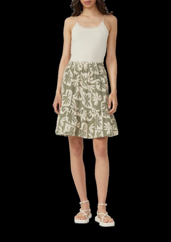 Musselin-Rock mit Volant