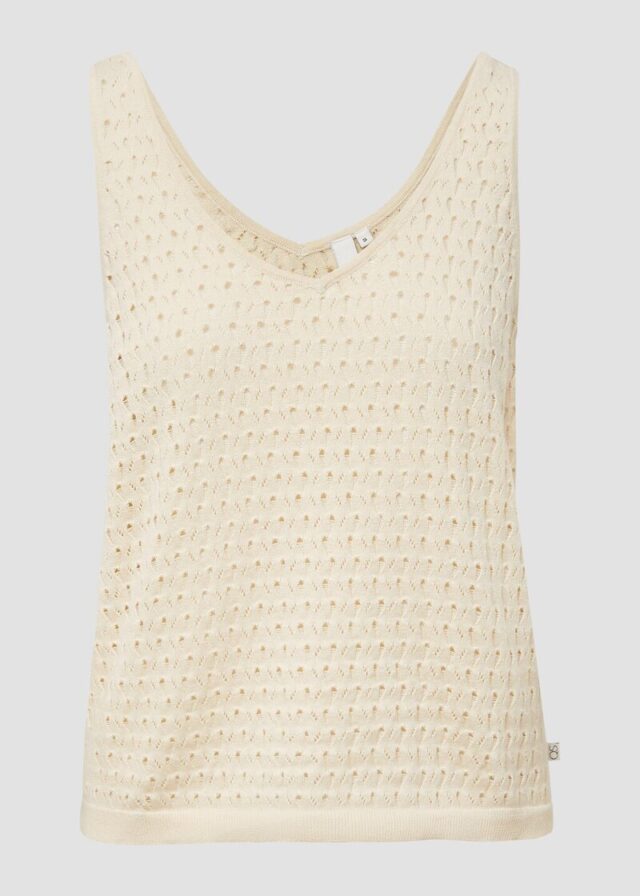 Stricktop mit Ajourmuster