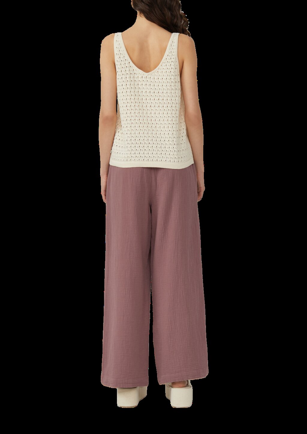 Stricktop mit Ajourmuster