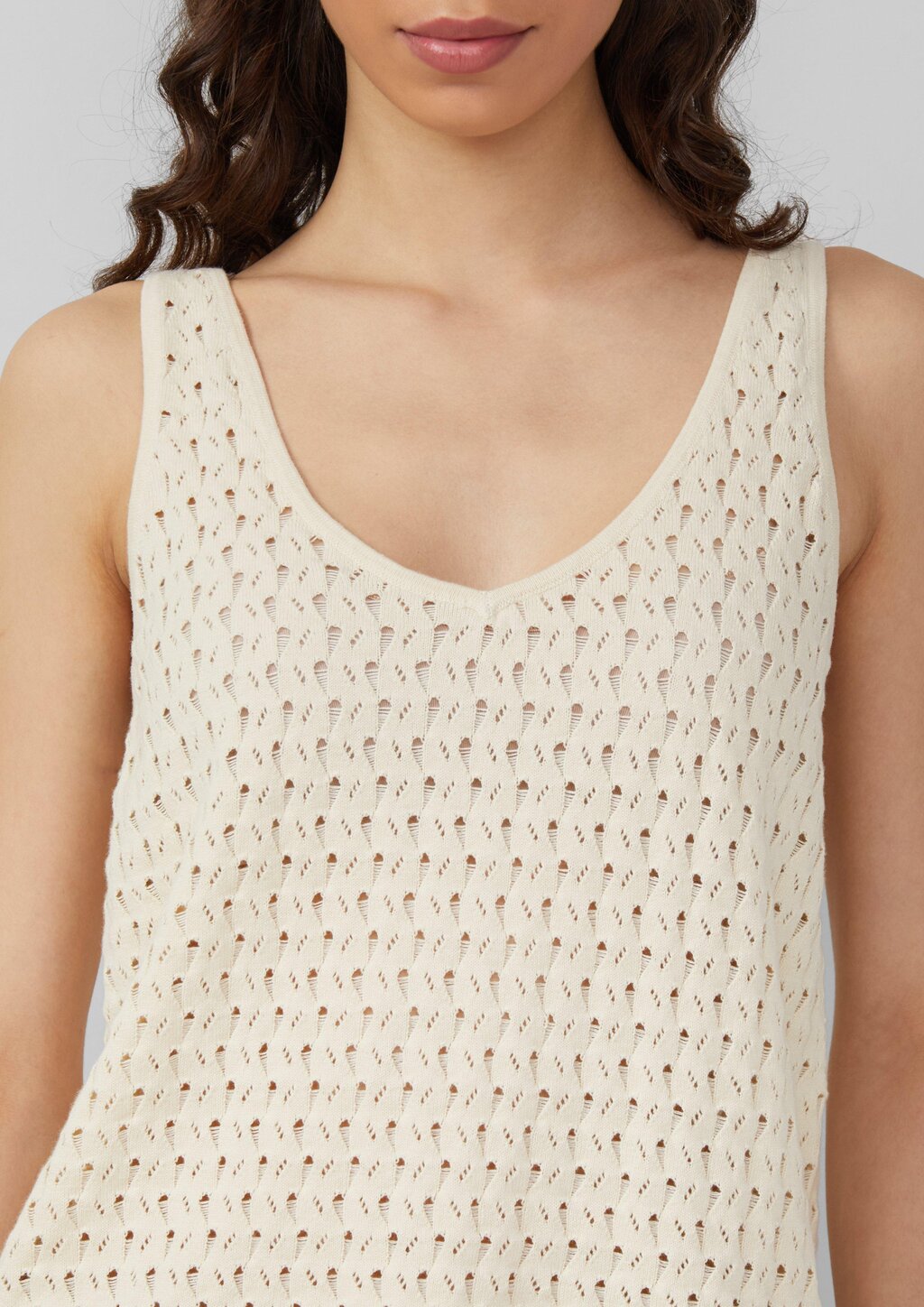 Stricktop mit Ajourmuster