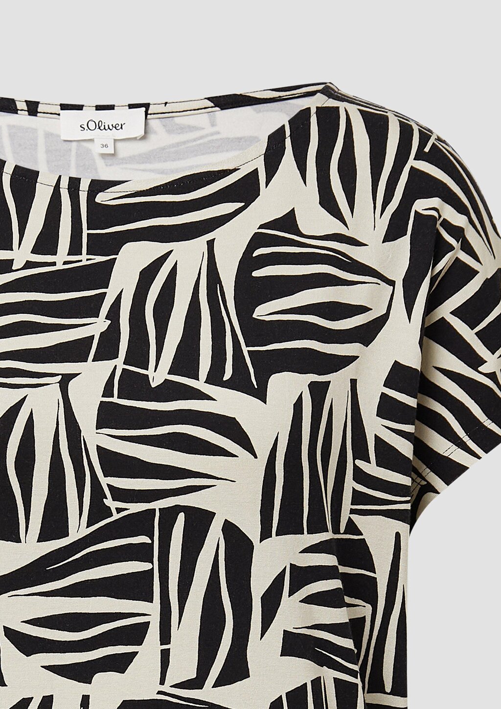 T-Shirt aus Viskosestretch im Relaxed Fit