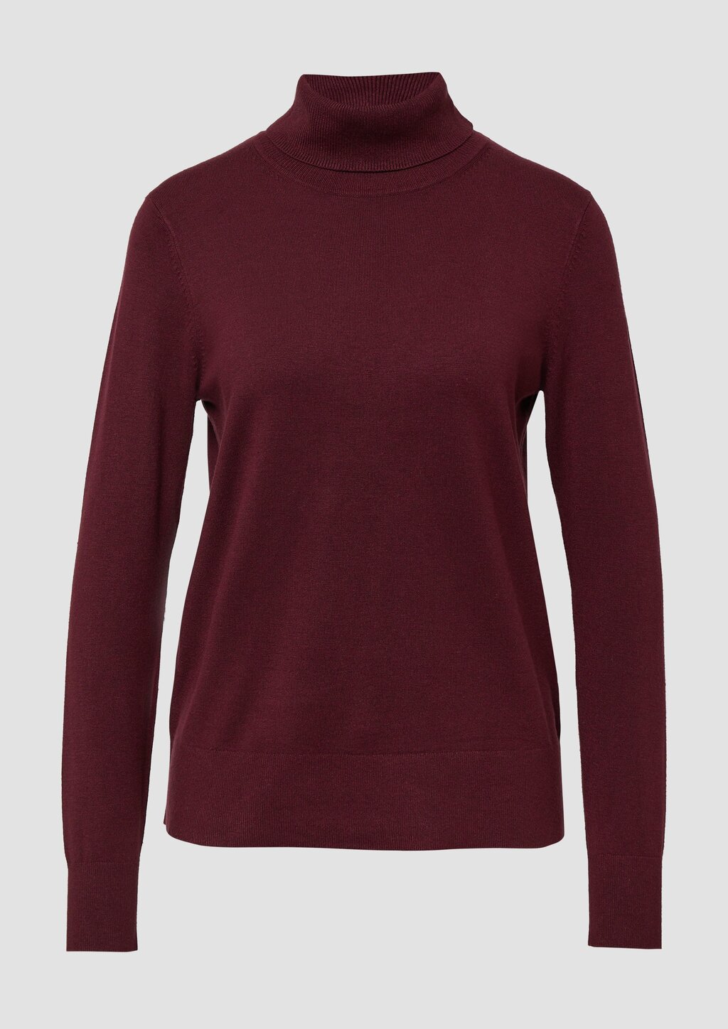 Feinstrickpullover aus Viskosemix mit Rollkragen