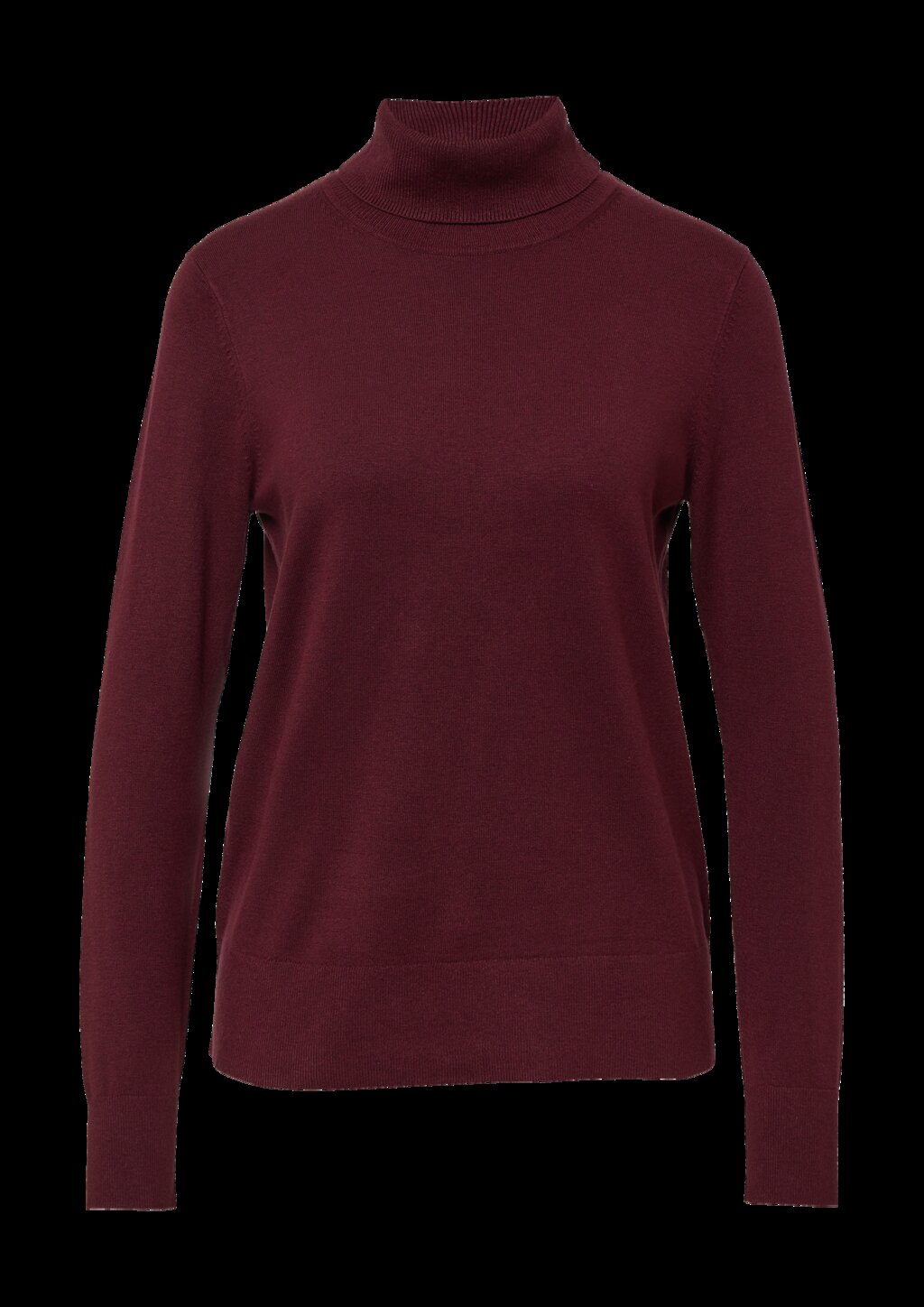 Feinstrickpullover aus Viskosemix mit Rollkragen