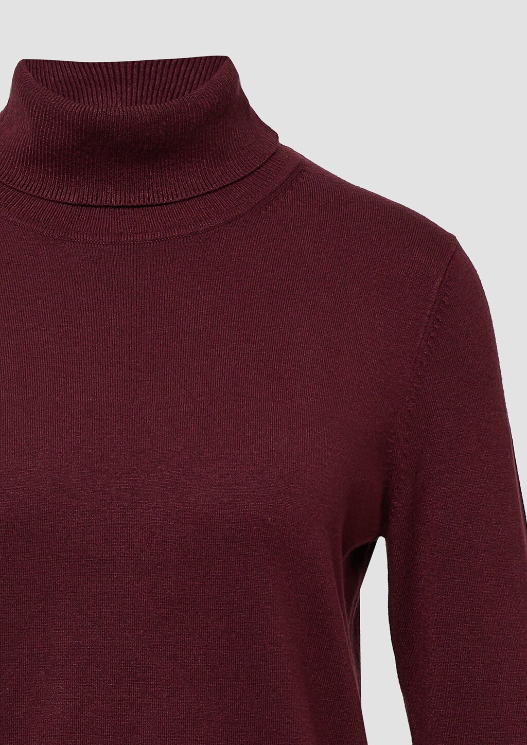 Feinstrickpullover aus Viskosemix mit Rollkragen