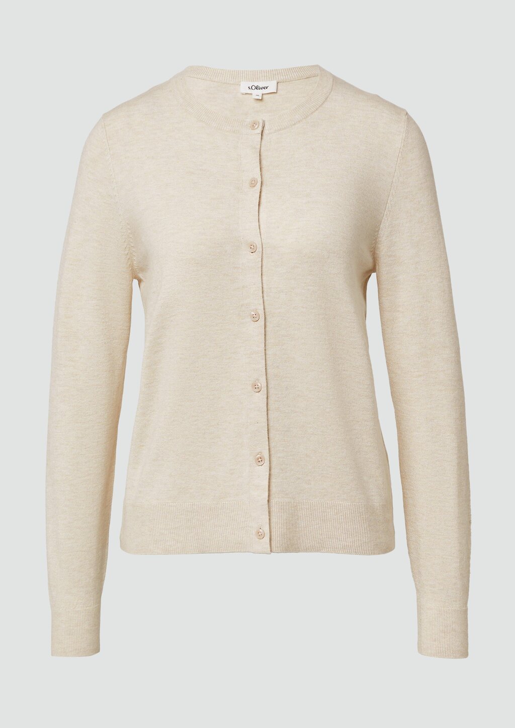 Feinstrickcardigan aus Viskosemix