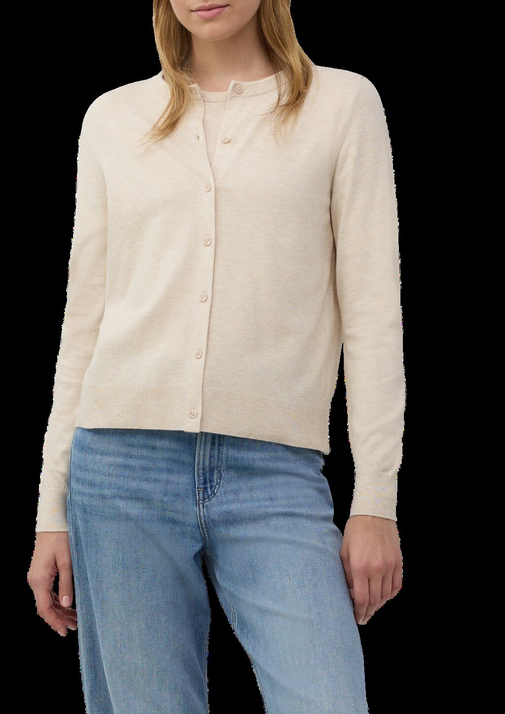 Feinstrickcardigan aus Viskosemix