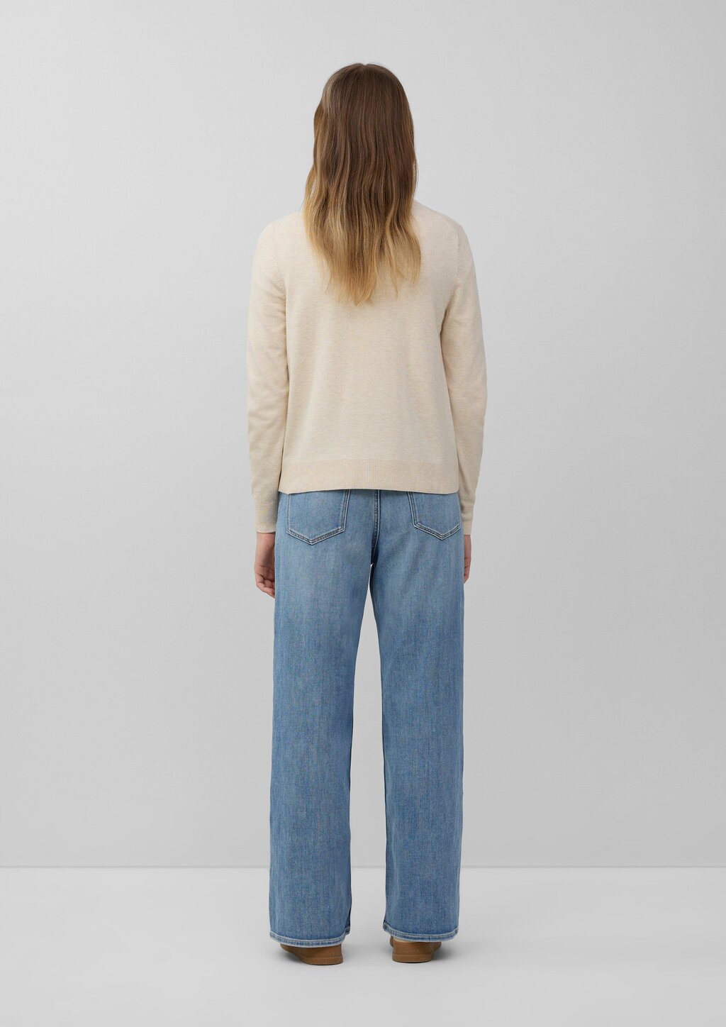 Feinstrickcardigan aus Viskosemix