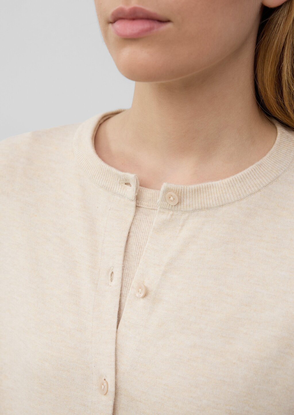 Feinstrickcardigan aus Viskosemix