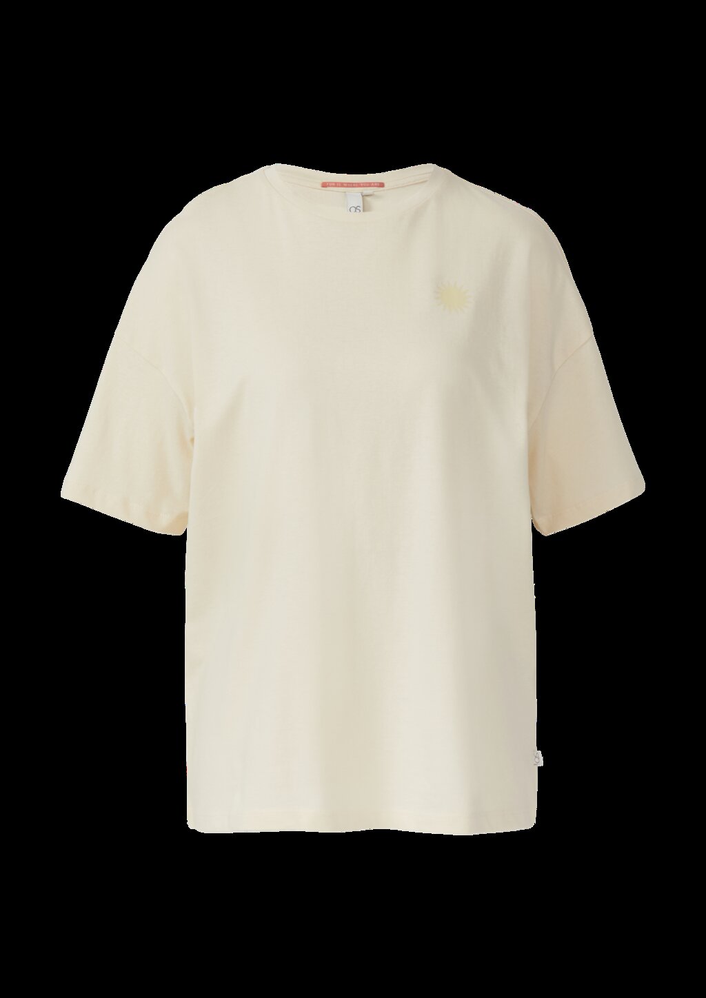 Baumwollshirt mit Rückenprint