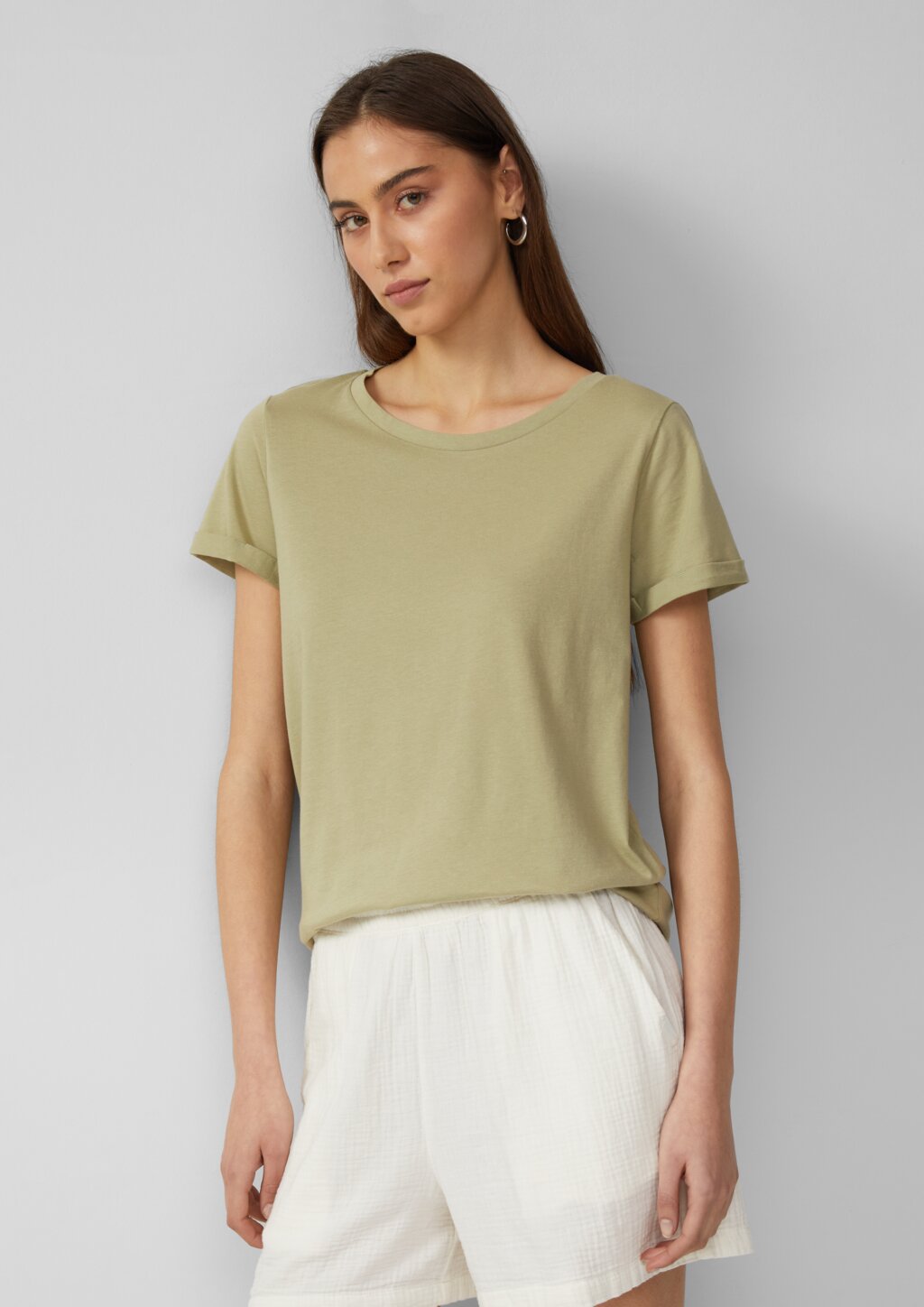 Jerseyshirt mit Crew Neck