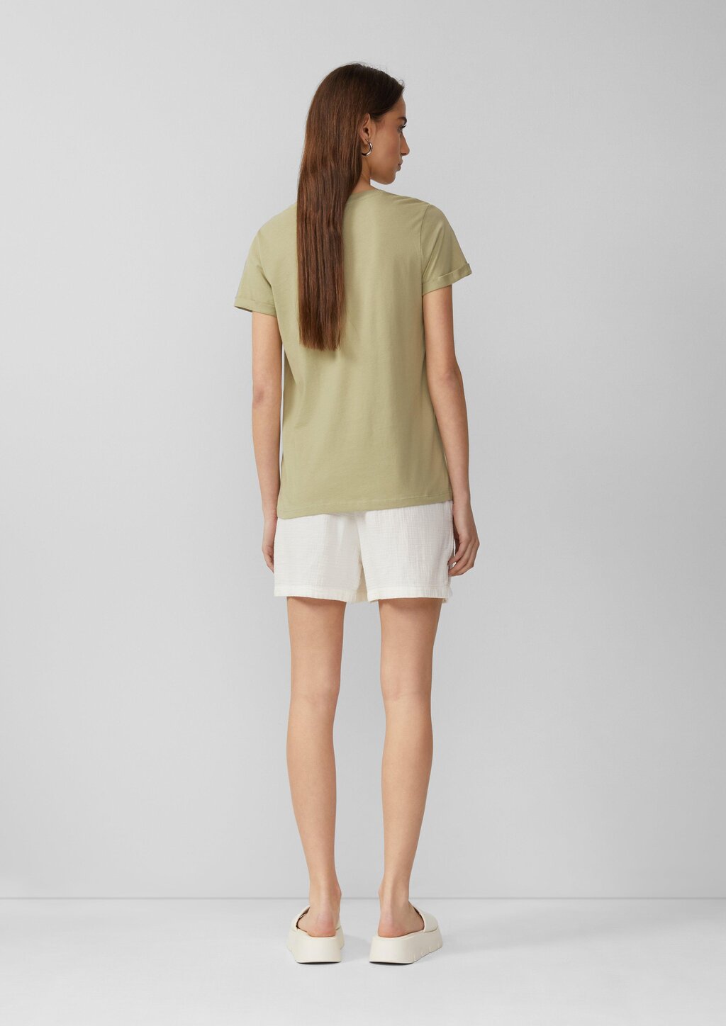 Jerseyshirt mit Crew Neck