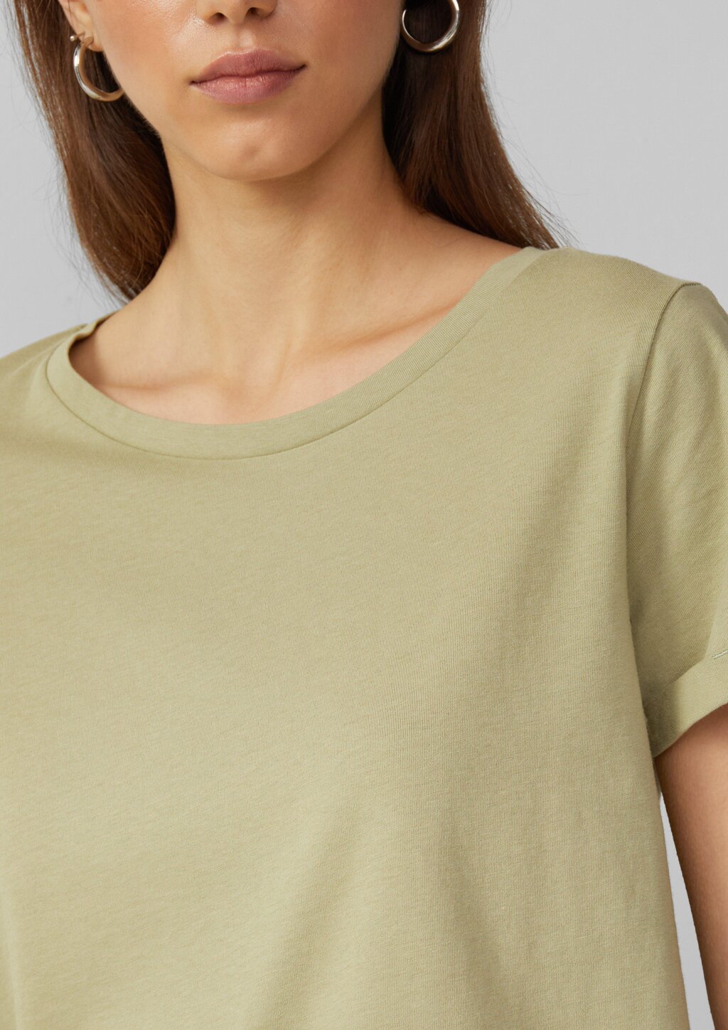 Jerseyshirt mit Crew Neck