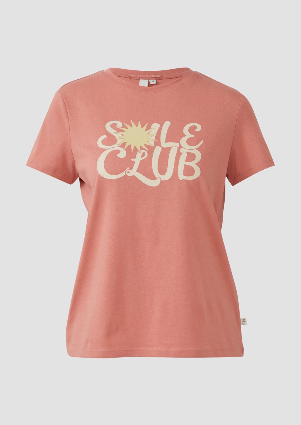 Baumwollshirt mit Frontprint