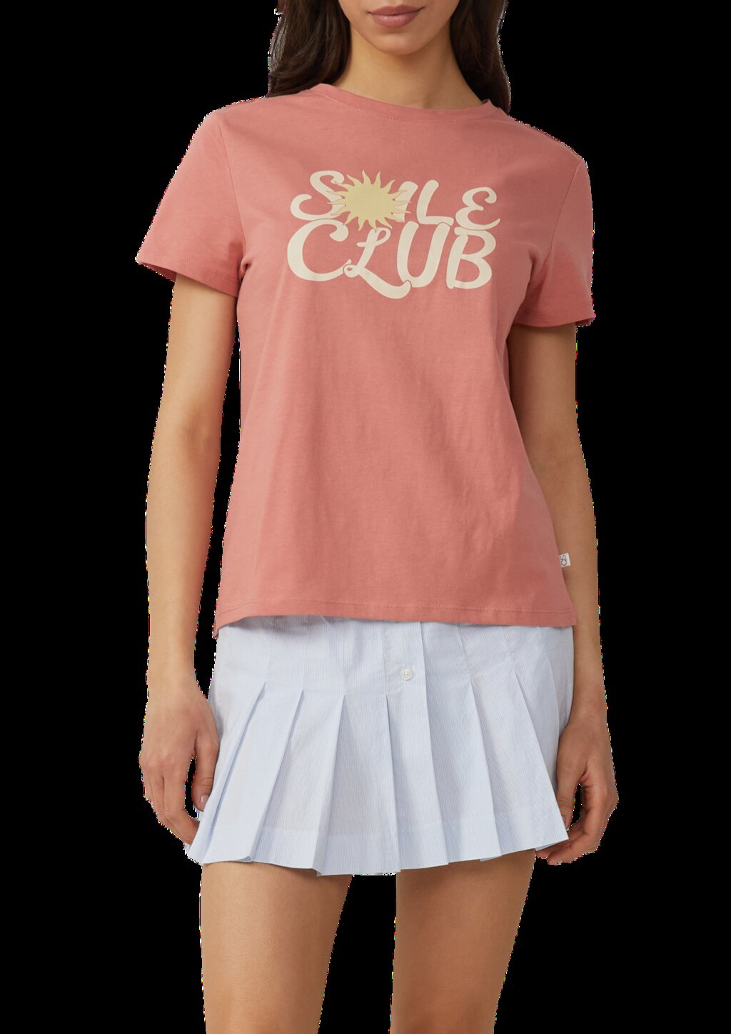 Baumwollshirt mit Frontprint