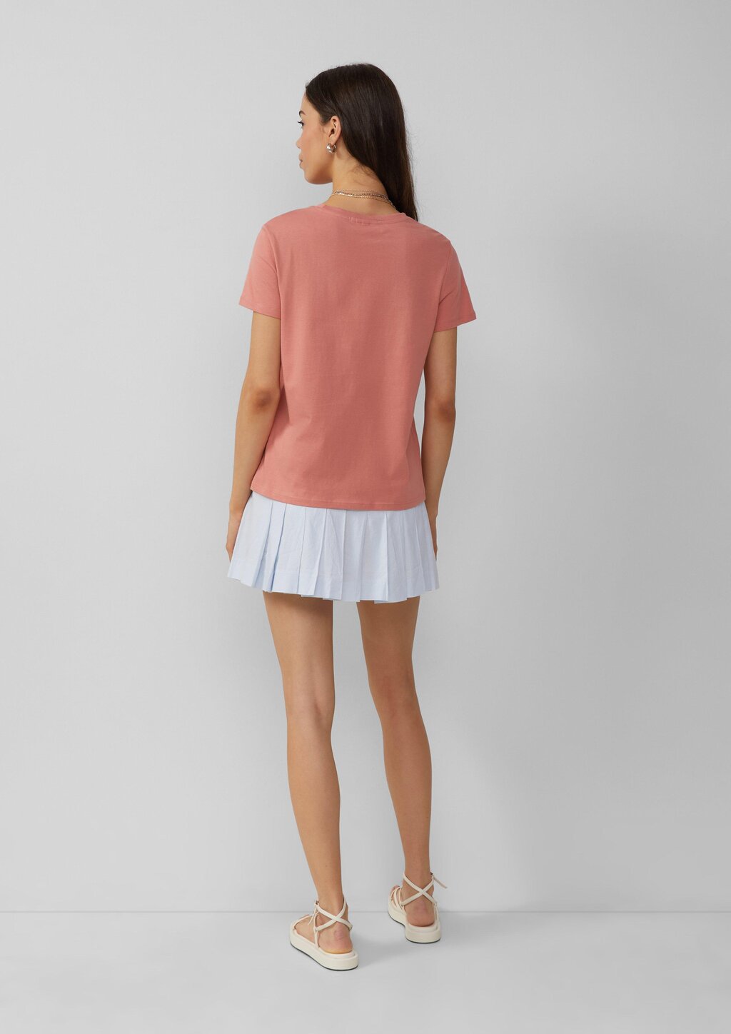 Baumwollshirt mit Frontprint