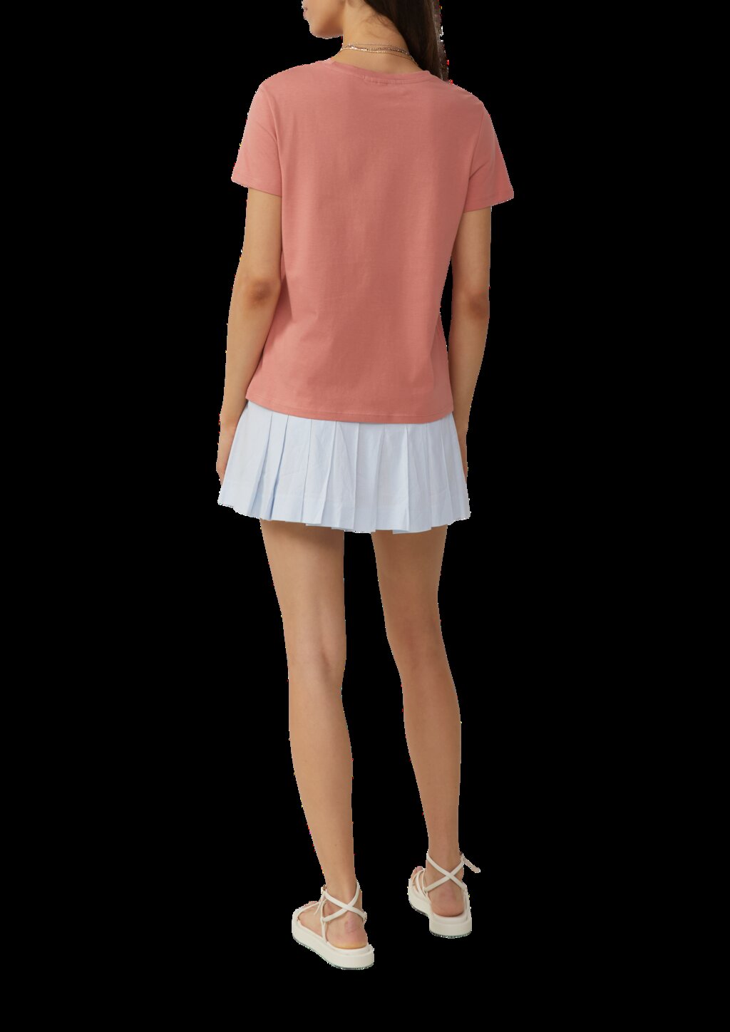 Baumwollshirt mit Frontprint