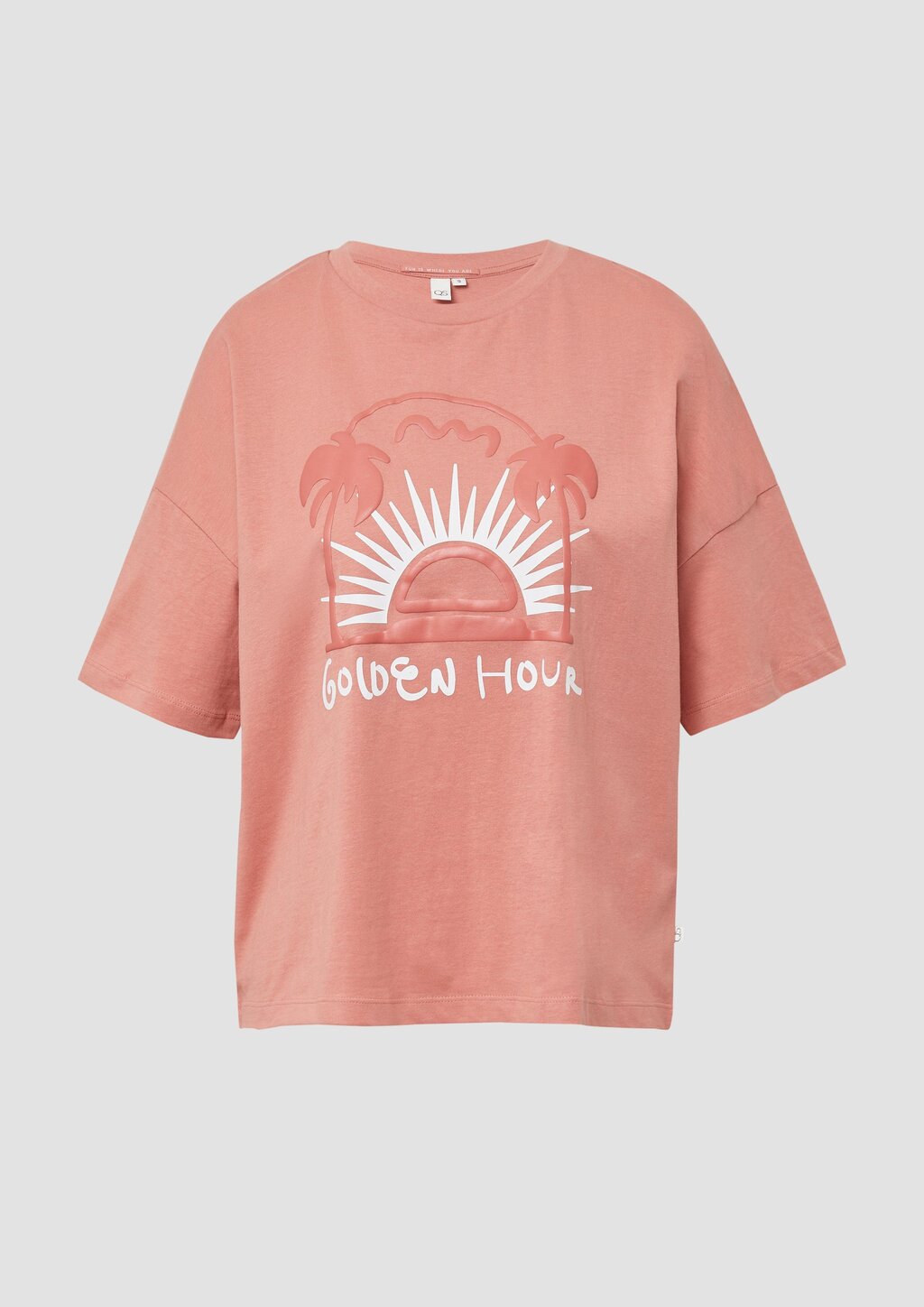 Baumwollshirt mit Frontprint