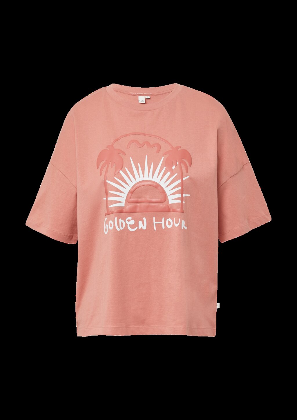 Baumwollshirt mit Frontprint