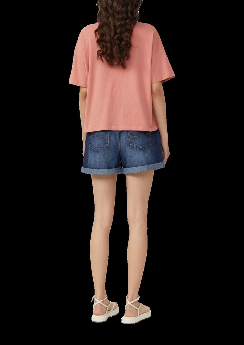 Baumwollshirt mit Frontprint