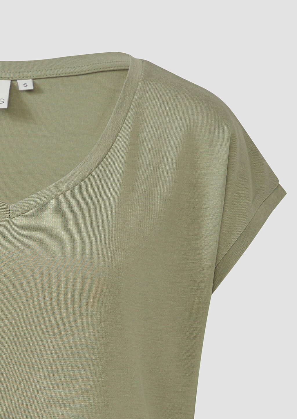 Locker geschnittenes T-Shirt aus Lyocellmix