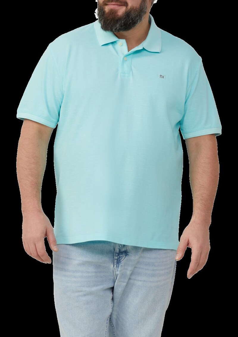 Poloshirt mit kleinem Labelpatch